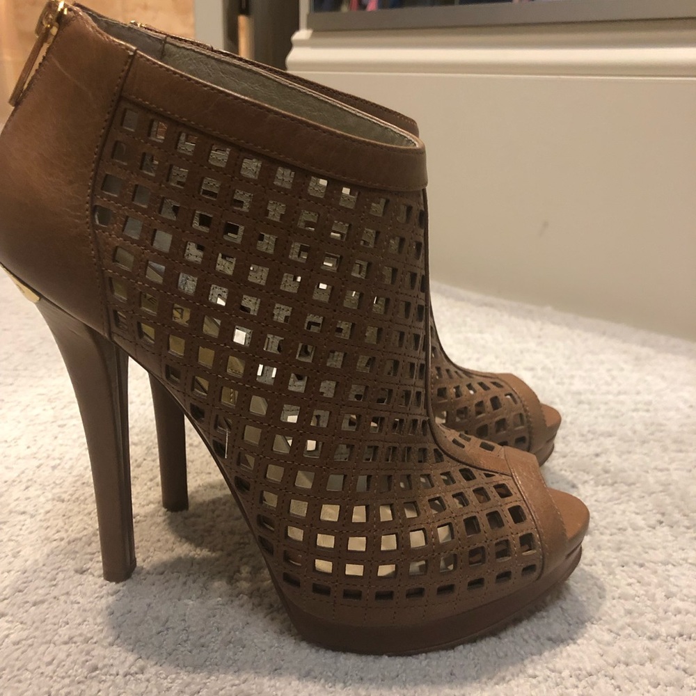 Michael kors open toe heels